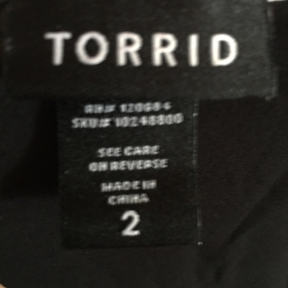 Torrid French Graffiti Challis Tank Top Size 2X - Picture 5 of 5